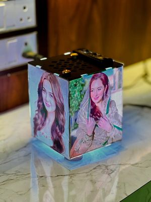 Personalised Multicolour Bluetooth Speaker with lamp