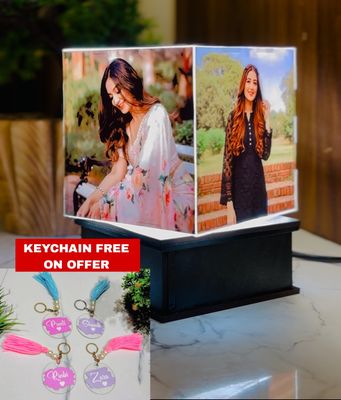 Borderless Rotating Square Lamp | Best Gift For Anyone