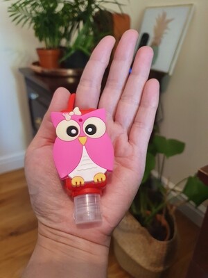 3 x 30 mls cute creative animal designs hand sanitizer gel holder