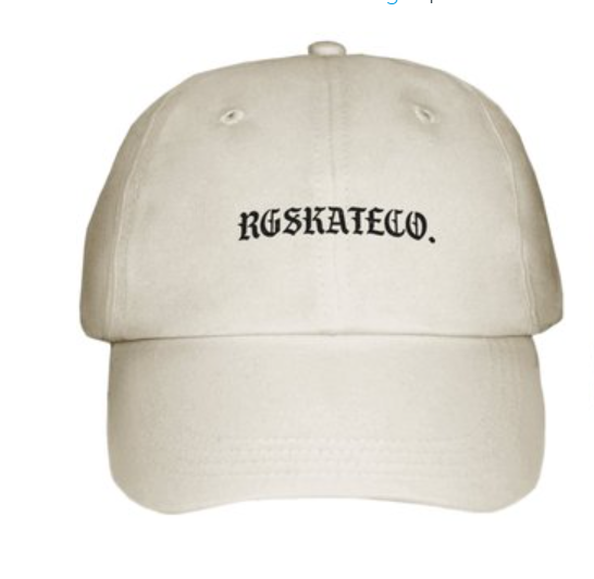 RGSKATECO. &quot;Beige&quot; printed cap