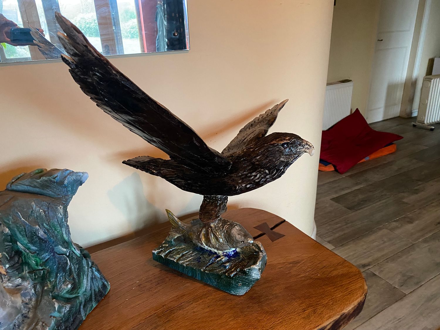 Bird of Prey holding a fish