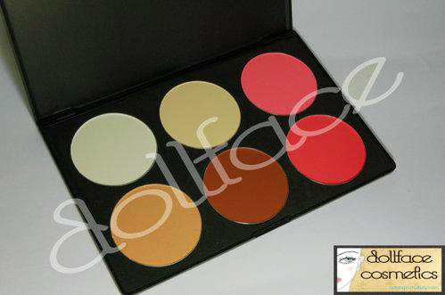 6pc Contour and Blush Palette