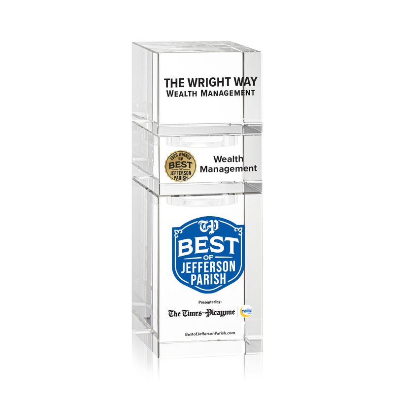 Crystal Winner's Award - Stackable Tower