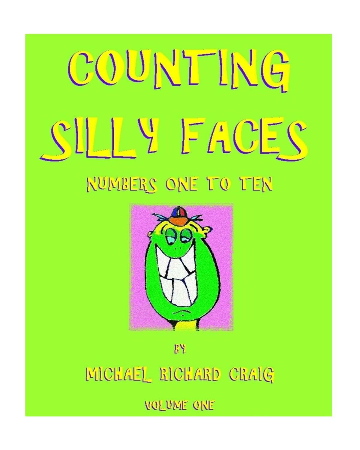Counting Silly Faces E-Flipbook Numbers 1-10