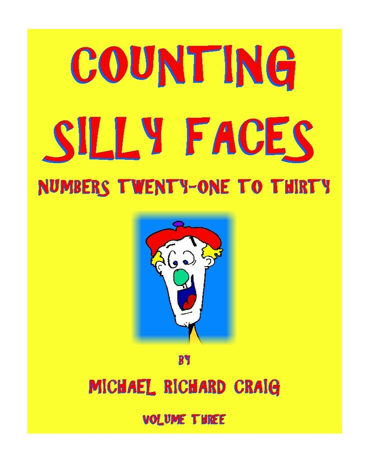Counting Silly Faces E-Flipbook Numbers 21-30