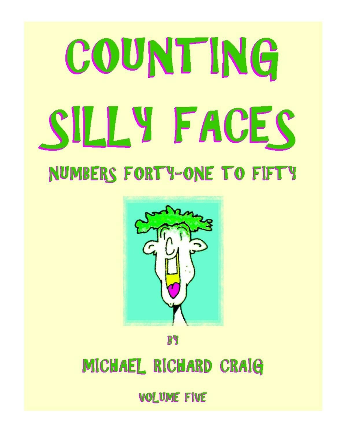 Counting Silly Faces E-Flipbook Numbers 41-50