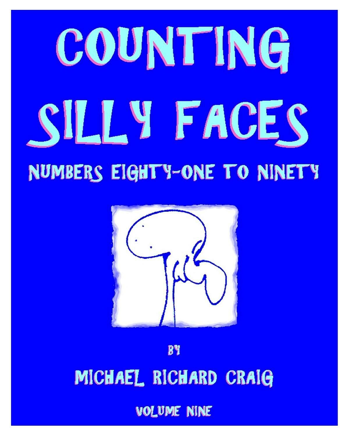 Counting Silly Faces E-Flipbook Numbers 81-90