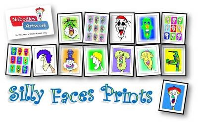 Silly Faces Framed Wall Art - Coming Soon!