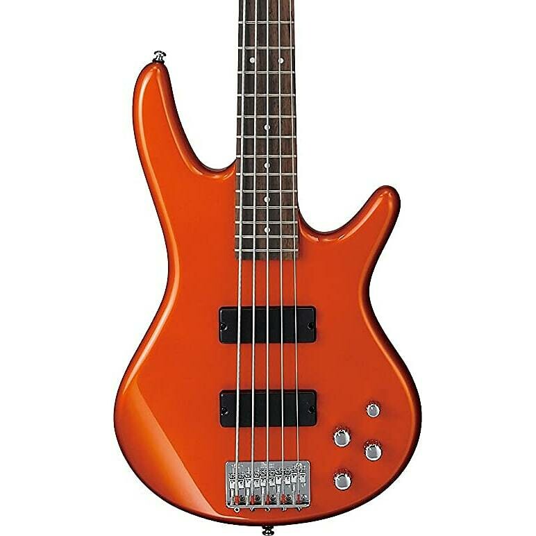 Ibanez GSR205 5String Bass Guitar, Roadster Orange Metallic