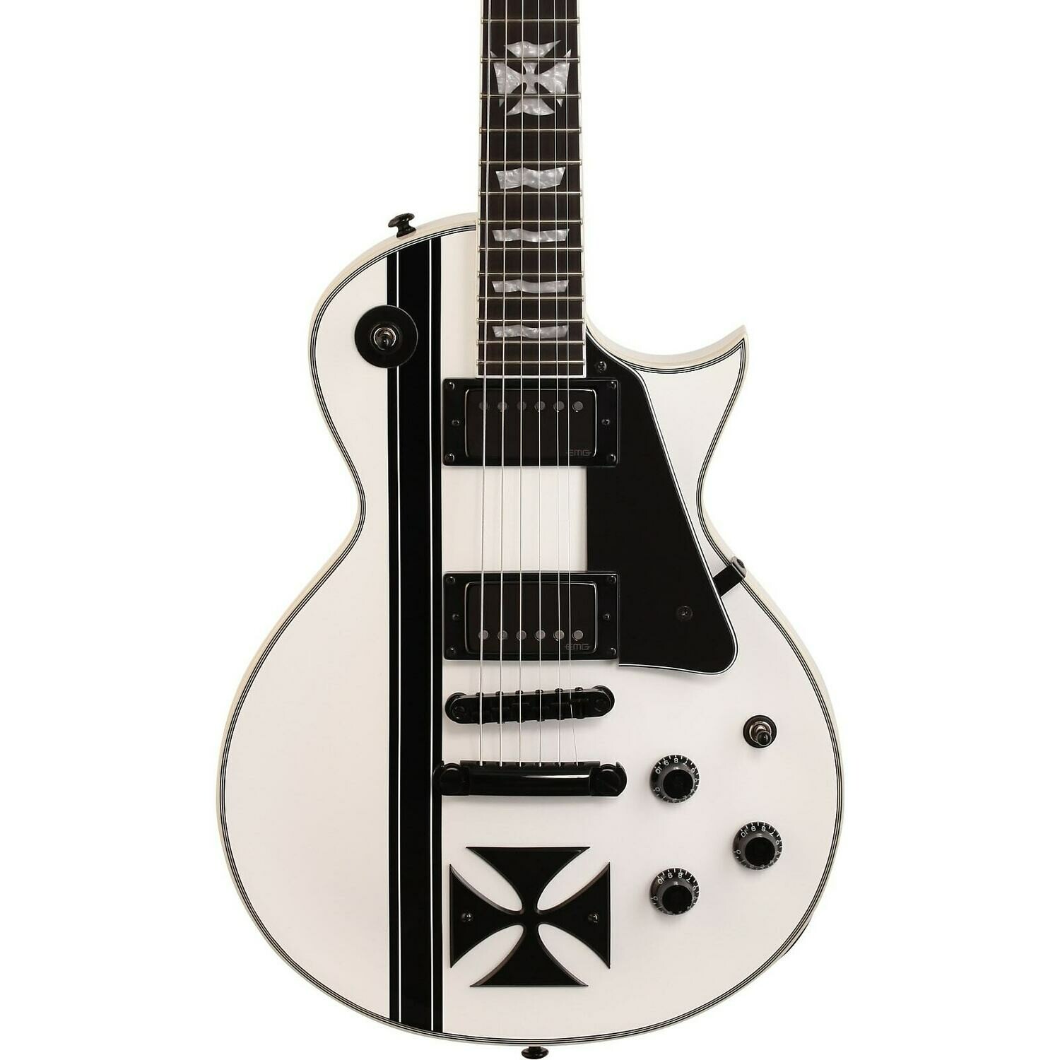 ESP LTD Iron Cross James Hetfield Signature, Snow White