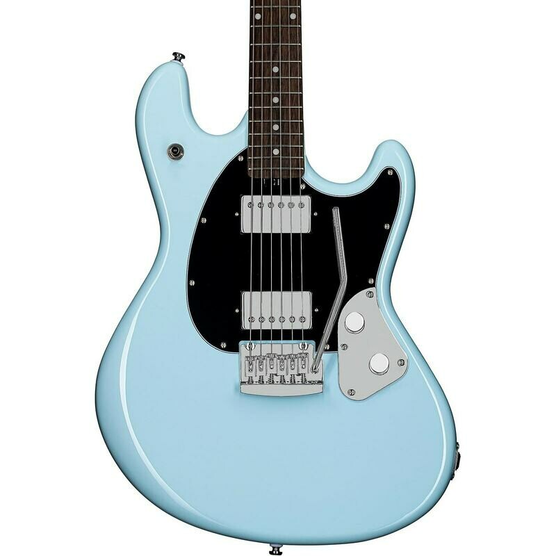 Sterling by Music Man Stingray SR30, Daphne Blue