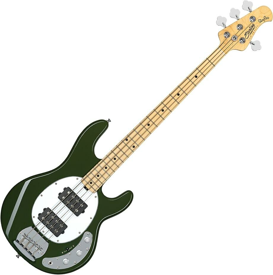 Sterling by Music Man StingRay Ray4 HH Bass Guitar Olive