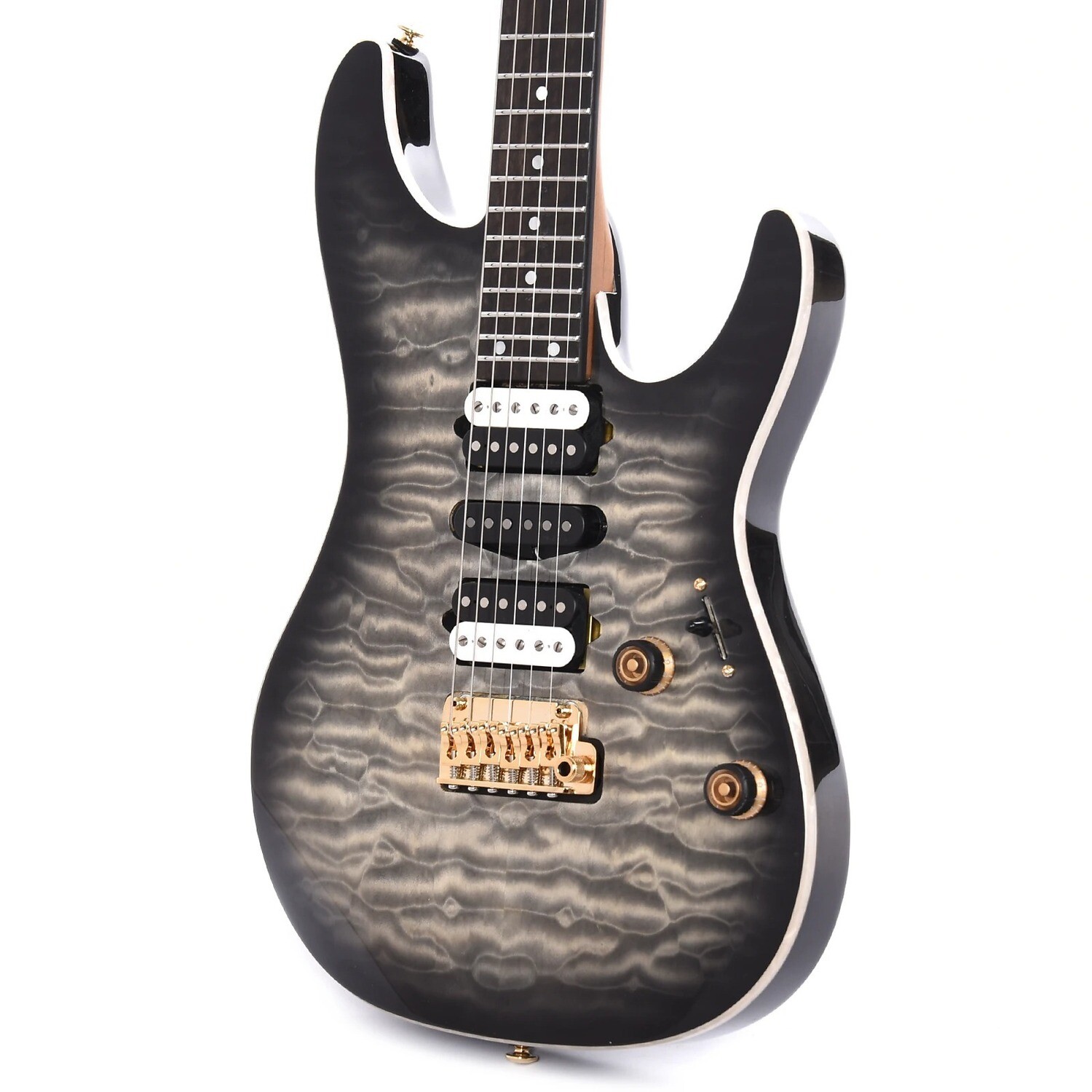 Ibanez AZ47P1QM AZ Premium, Black Ice Burst