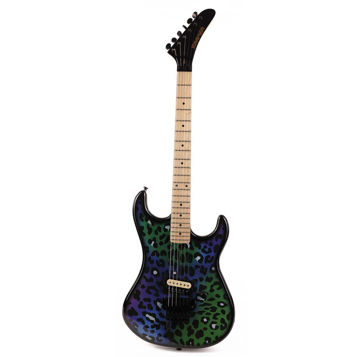 Kramer Custom Graphics Series Baretta Feral Cat Rainbow Leopard