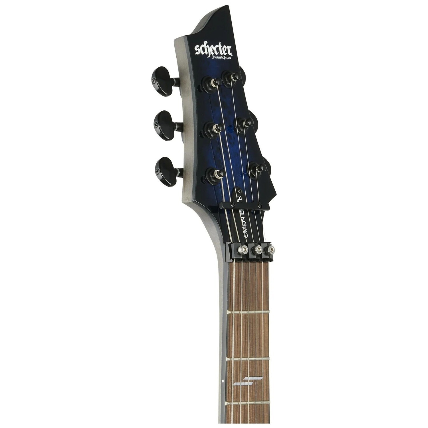 Schecter Omen Elite 6 FR, See Thru Blue Burst