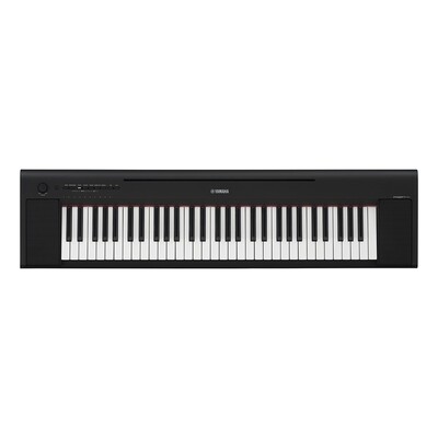 Yamaha NP15B 61-Key Piaggero Ultra-Portable Digital Piano, Black