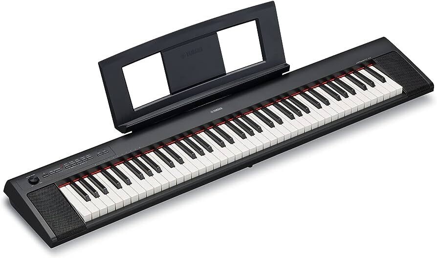 Yamaha NP-32 Piaggero 76-Key Portable Digital Piano Keyboard, Black