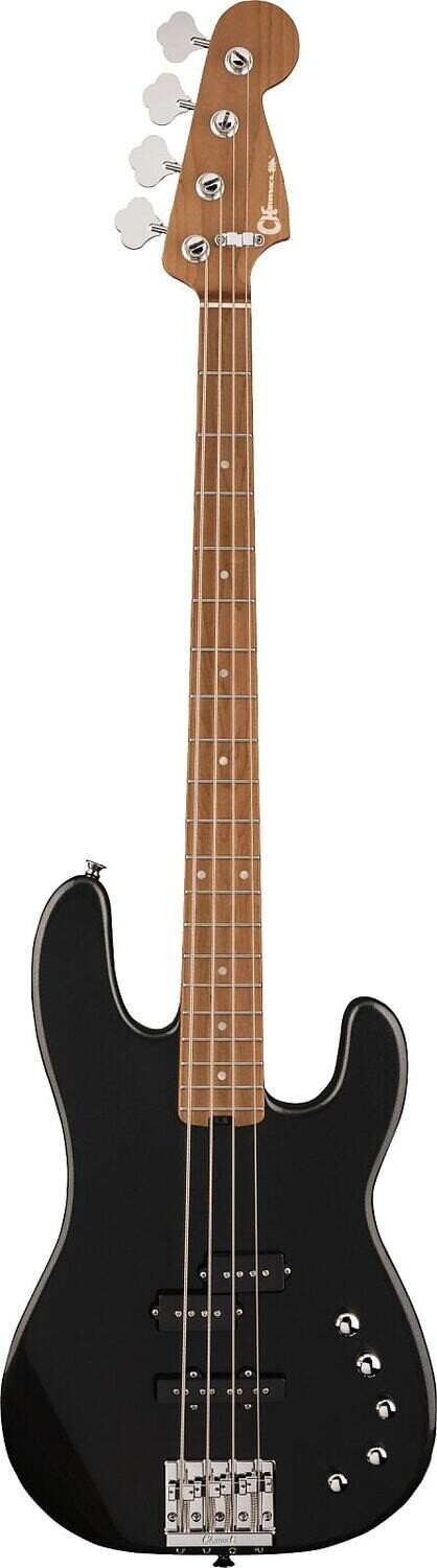 Charvel Pro-Mod San Dimas Bass PJ, Metallic Black