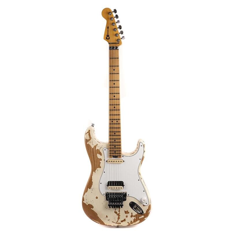 Charvel Henrik Danhage Limited Edition Signature Pro-Mod So-Cal Style 1 HS FR M, White Relic