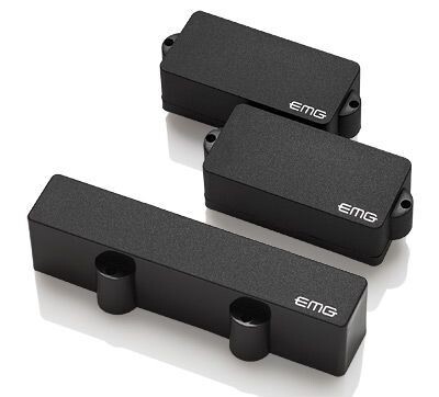 EMG PJ Active Electric Bass Replacement Pickup Set in Black