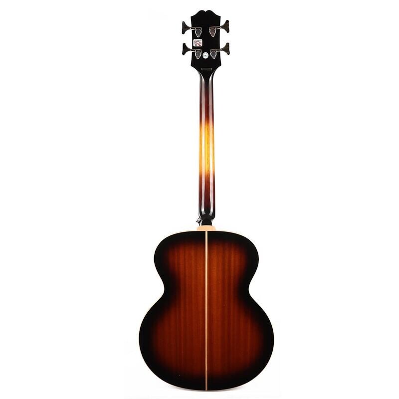 Epiphone El Capitan J-200 Studio Acoustic-Electric Bass, Aged Vintage Sunburst