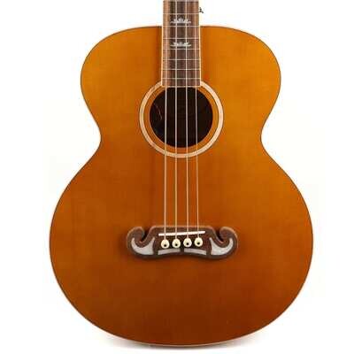 Epiphone El Capitan J-200 Studio Acoustic-Electric Bass, Aged Vintage Natural