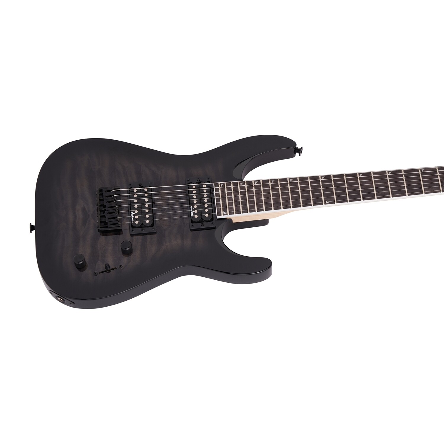 Jackson Dinky JS22Q-7 DKA, Transparent Black Burst