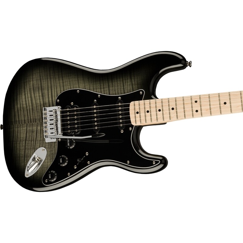 Fender Squier Affinity Series Stratocaster FMT HSS, Black Burst