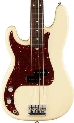 Fender American Professional II Precision Left-Handed Bass, Olympic White