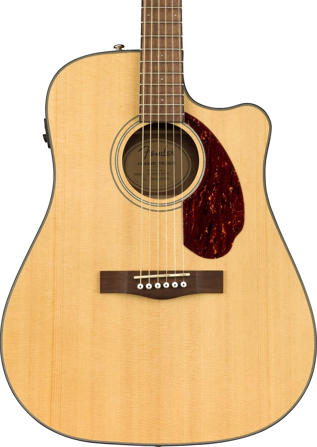 Fender CD-140SCE Dreadnought Acoustic Electric, Natural