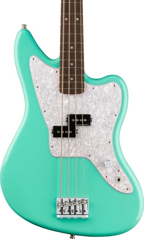 Fender Mark Hoppus Signature Jaguar Bass Limited Edition Bass, Sea Foam Green