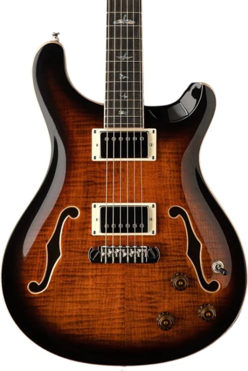 PRS SE Hollowbody II Piezo, Orange Tiger Smokeburst