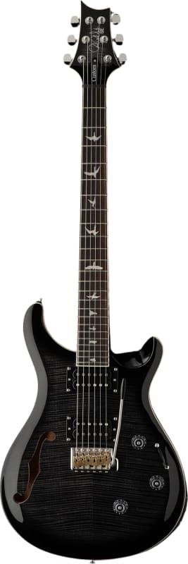 PRS SE Custom 24 Piezo Semi-Hollow, Charcoal Burst