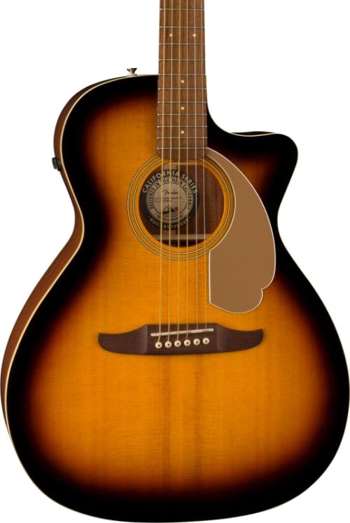 Fender Newporter Player Grand Auditorium Acoustic-Electric, Sunburst