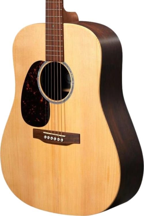 Martin D-X2EL Brazilian X Series Left-Handed Dreadnought Acoustic-Electric, Natural