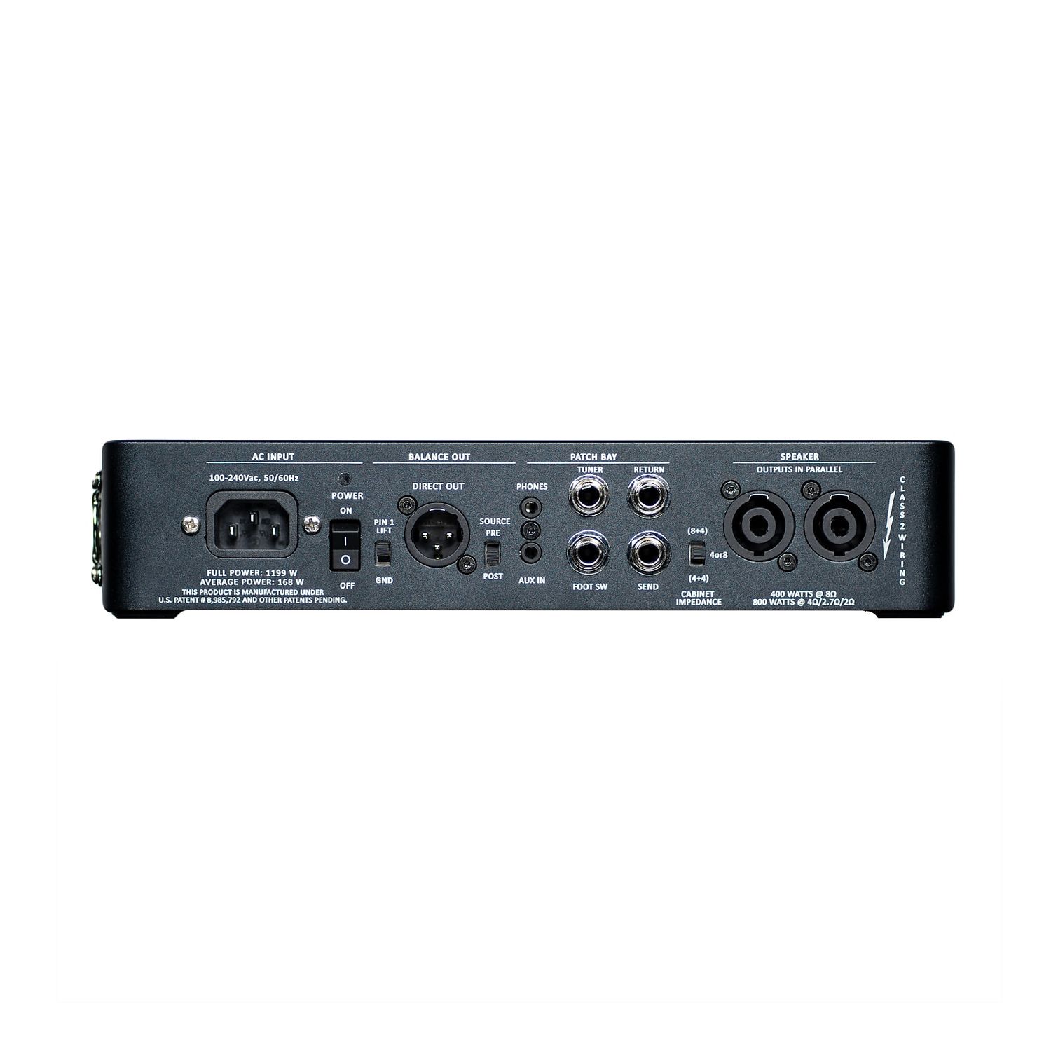 Gallien-Krueger Legacy 800 Bass Head 800W, Black