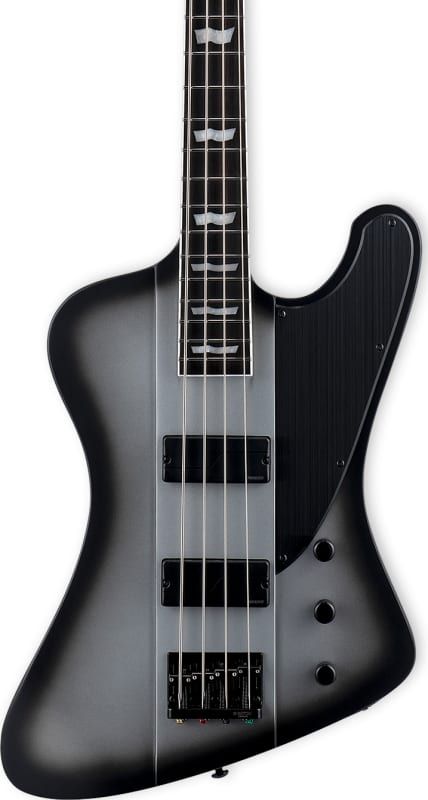 ESP LTD Phoenix-1004 Bass, Silver Sunburst Satin