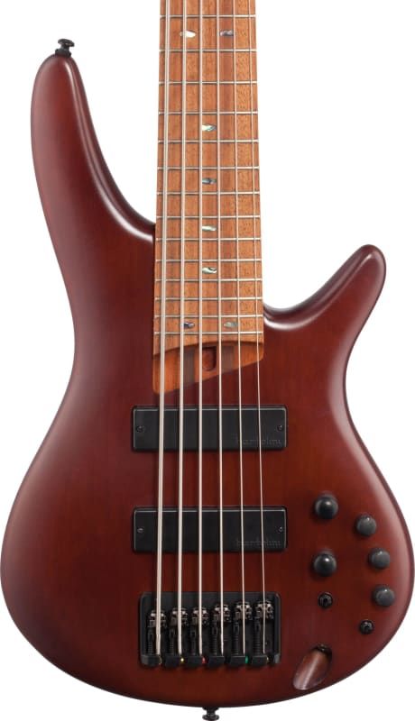 Ibanez SR506E Standard 6-String Bass, Brown Mahogany