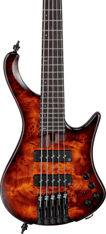 Ibanez EHB1505S Headless 5-String Bass, Dragon Eye Burst