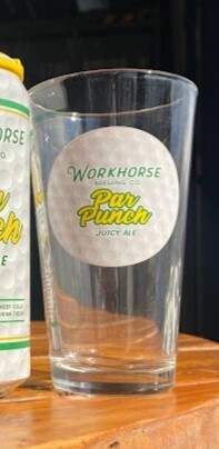 Par Punch Logo Glass
