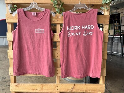 Light Red Comfort Colors Tank Top