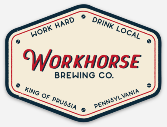 Hexagonal Logo Sticker