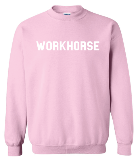 Collegiate Crewneck, Size: 2XL, Color: Pink