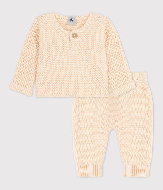 Baby Knit Set-Cream 3M