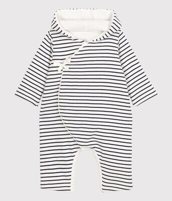 Baby Hooded Sailor Striped Suit