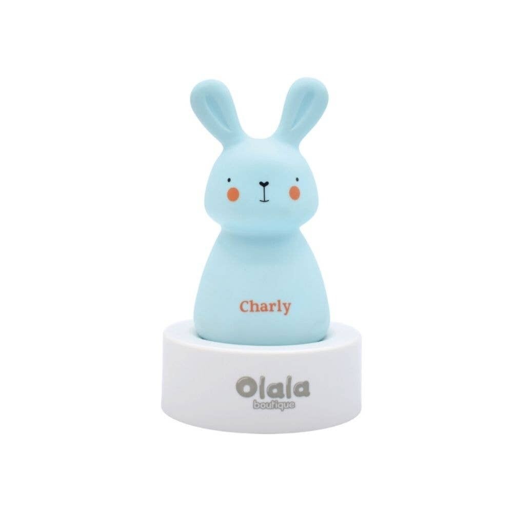 Charly Bunny Nightlight with charging base-Blue