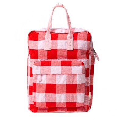 Cherry Check Backpack