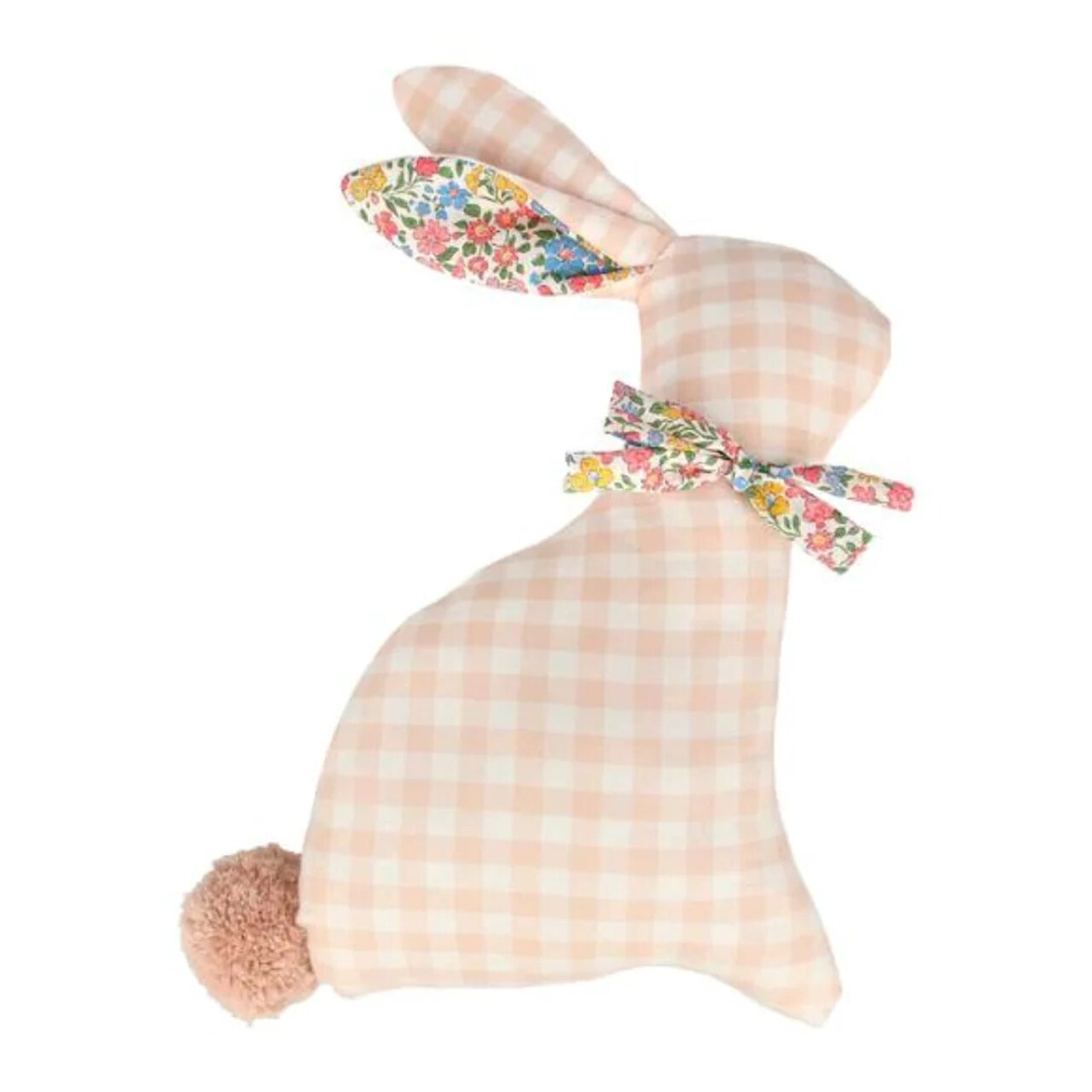 Gingham Bunny Cushion
