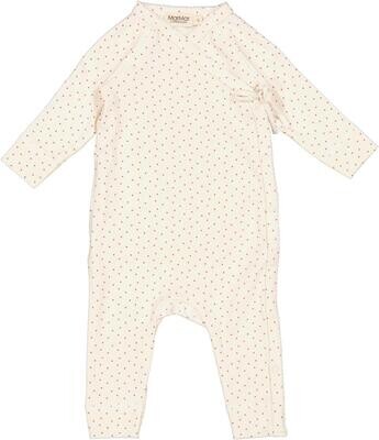 Rula Onesie-Red Currant Dot