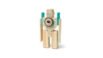 Magbot - Magnetic Wooden Block Set